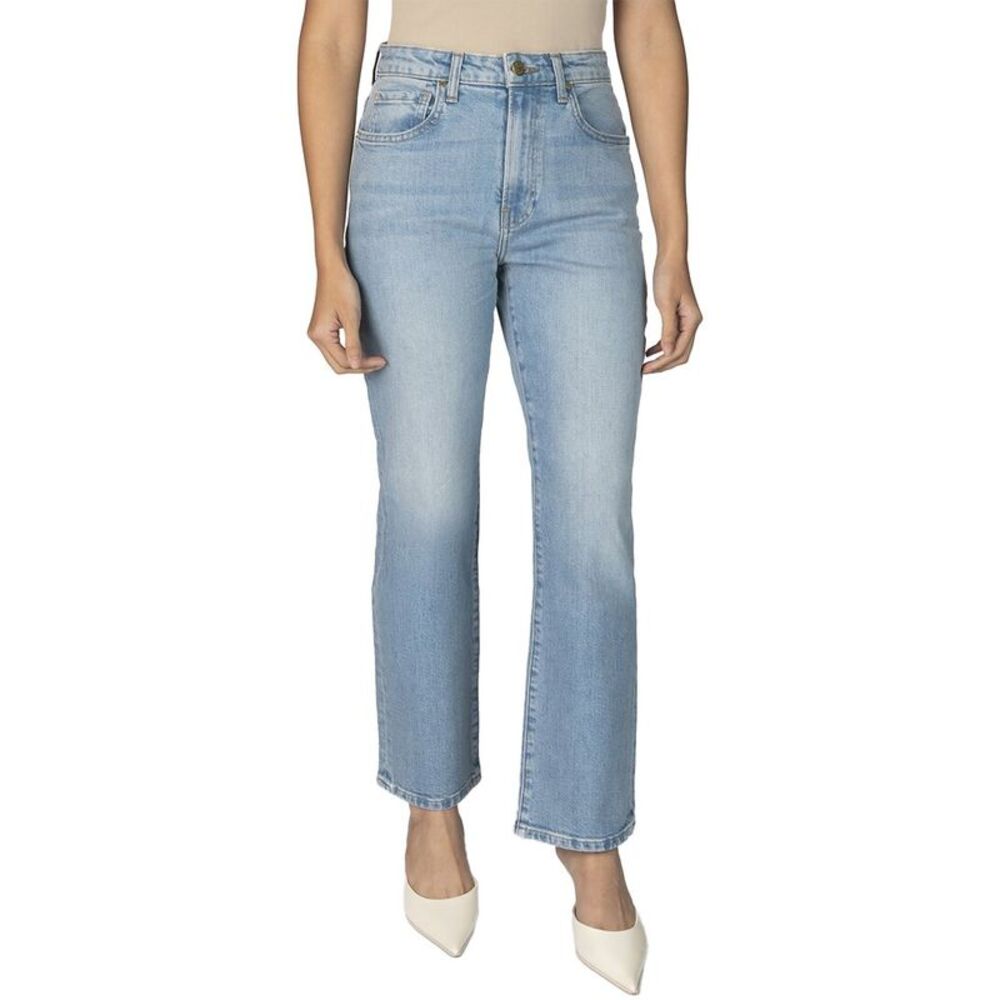 Nelle Atelier Womens  Petite The Kate Stovepipe Denim, Blue